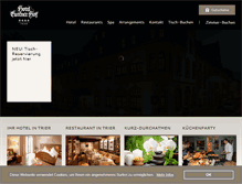 Tablet Screenshot of eurener-hof.de